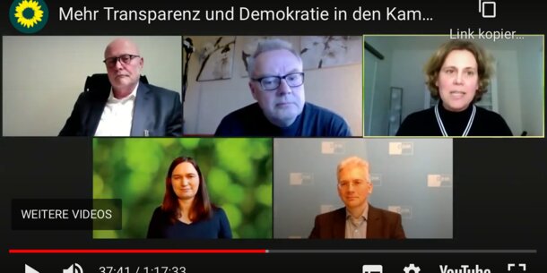 Jetzt Mitschnitt verfügbar: Kontroverse Diskussion zu IHK-Reform bei Fachgespräch der Grünen