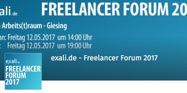 "exali.de - Freelancer Forum 2017" am 12. Mai in München
