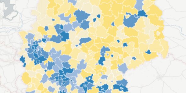 Karte: Hier fühlen sich IT-Experten zuhause