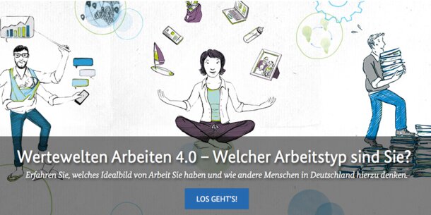 Welcher Arbeitstyp bist Du? – Ergebnisse der Studie „Wertewelten Arbeiten 4.0“