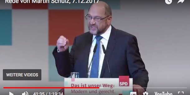 Martin Schulz setzt auf Parteitag Programmierer und Prekariat gleich und schätzt Zahl der Selbstständigen auf eine Million