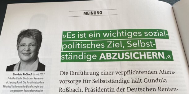 VGSD versus Deutsche Rentenversicherung: "Die Regierung muss ihre Hausaufgaben noch machen"