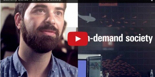Deutsche Bank porträtiert unser Berliner Mitglied Philipp Hentschel in Video über "On-demand-Society"