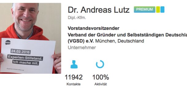 Aktionstag Experten-Stillstand: Mach mit und zeig Gesicht!