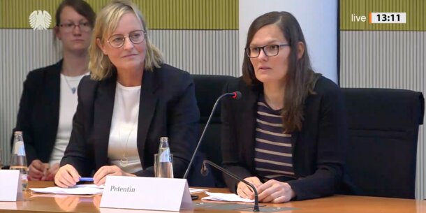Fairer Mutterschutz für Selbstständige vor dem Petitionsausschuss: Johanna Röh: "Ich spreche für die, die hochschwanger im Betrieb stehen müssen"
