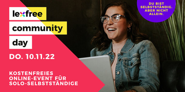 VGSD-Vorstand Andreas Lutz als Speaker bei Soloselbstständigen-Event: Bilde dich fort beim "lexfree community day"