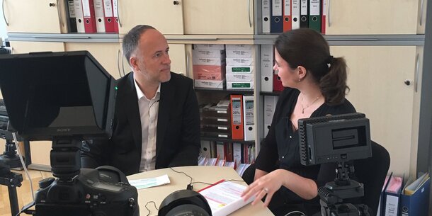 Dreharbeiten für sechsteilige Video-Serie zur Bundestagswahl