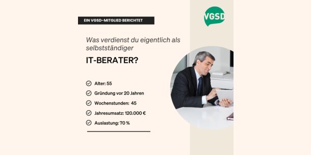 Wie viel verdient eigentlich ein selbstständiger IT-Berater? Sebastian P., 55: „Typisch sind Auftragsgrößen um die 50.000 Euro – und Angst vor Scheinselbstständigkeit"