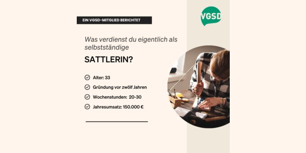 Wie viel verdient eigentlich eine Sattlerin? Laura F.: "150.000 Euro Umsatz, aber nur drei Tage Urlaub im Jahr"