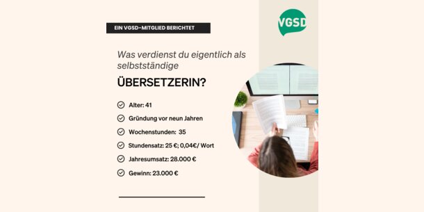 Wie viel verdient eigentlich eine Übersetzerin?: Tina F.:  "Ich würde gern einen höheren Stundensatz berechnen"