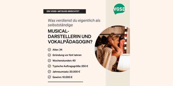 Wie viel verdient eigentlich eine Musicaldarstellerin? : Pamela F. , 34: "Bei Pauschalen bekomme ich oft nachträglich Mehrarbeit aufgebrummt"
