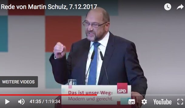 Martin Schulz setzt auf Parteitag Programmierer und Prekariat gleich und schätzt Zahl der Selbstständigen auf eine Million