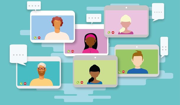 Vernetze dich mit Kollegen: Trage dich für die Branchentreffen „IT“, „Onlinehandel“ oder "Beratung, Training & Coaching" ein