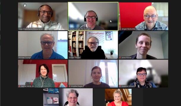 Neue Uhrzeit, neues Team: Online Treffen in großartiger Atmosphäre