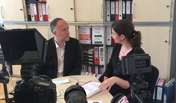 Dreharbeiten für sechsteilige Video-Serie zur Bundestagswahl