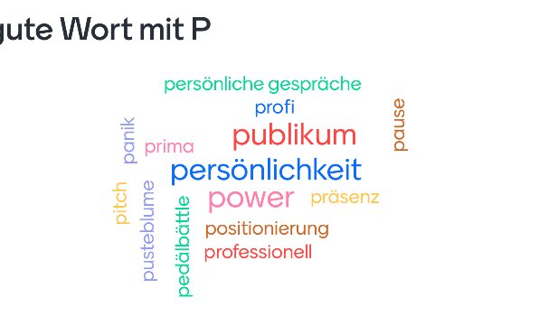 Kurz, aber prägnant: Teilnehmende feilen am eigenen Business-Pitch
