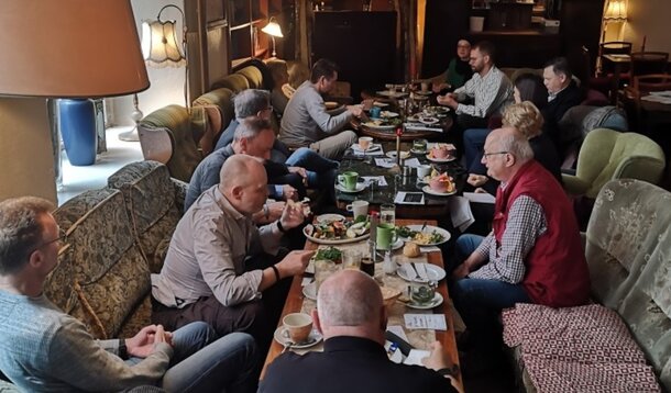 Wie gewohnt im "BilderBuch": Unser fünftes Business-Frühstück