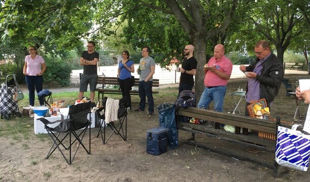 Regionalgruppe Berlin: Grillen unter Corona-Bedingungen