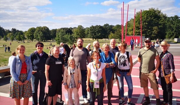 Museumsbesuch und Tempelhofes Feld : Perspektivwechsel