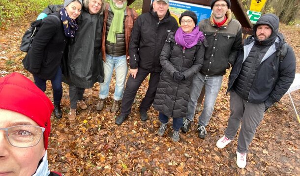 Schneetreiben: Und die Regionalgruppe mittendrin!