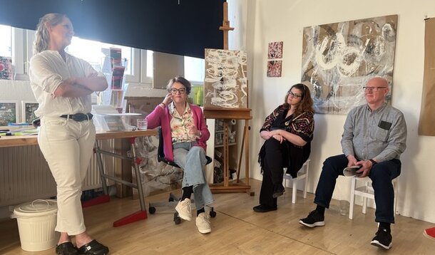 Kunst trifft Unternehmertum : Atelierbesuch & Impuls