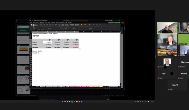 Mit einem Experten aus den eigenen Reihen: Unsere Excel-Werkstatt im April
