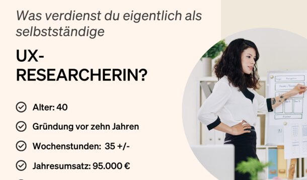 Wie viel verdient eigentlich eine UX-Researcherin?: Marta F., 40: "Mein Gewinn? 75.000 Euro pro Jahr und die Freiheit, mein Business zu gestalten"