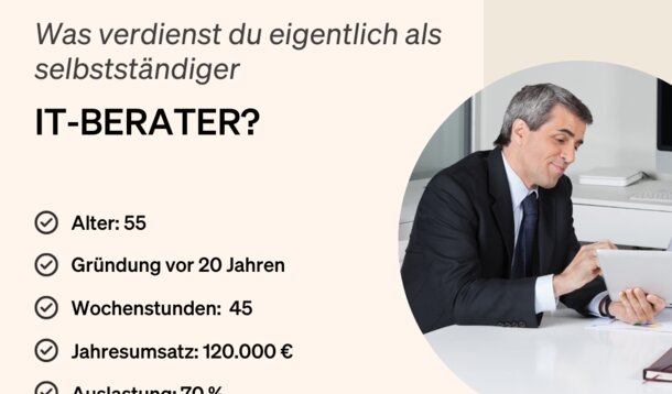 Wie viel verdient eigentlich ein selbstständiger IT-Berater? Sebastian P., 55: „Typisch sind Auftragsgrößen um die 50.000 Euro – und Angst vor Scheinselbstständigkeit"