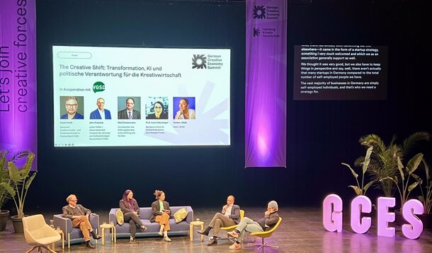 VGSD Politik-Tagebuch 2026: VGSD beim German Creative Economy Summit in Hamburg