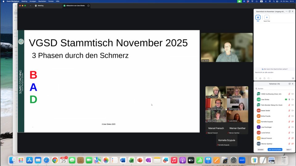 Wie gehst du mit deinen Enttäuschungen um? Darum ging es in unserem letzten virtuellen Stammtisch!