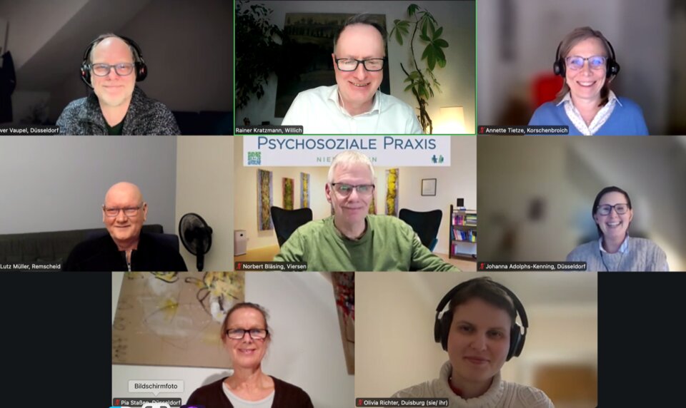 Die Teilnehmer unseres Online-Treffens!