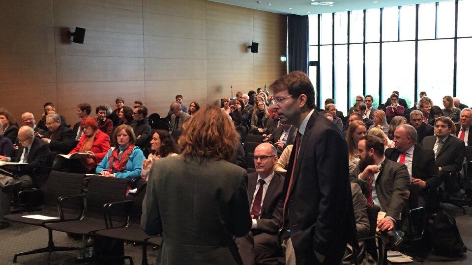 Gut besucht:  Nahezu alle relevanten Institutionen im Bereich der sozialen Sicherheit kommen zur GVG-Konferenz (hier ein Foto von einer früheren Konferenz)