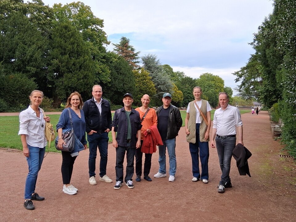 Die Teilnehmer unseres Treffens im Nordpark Düsseldorf.