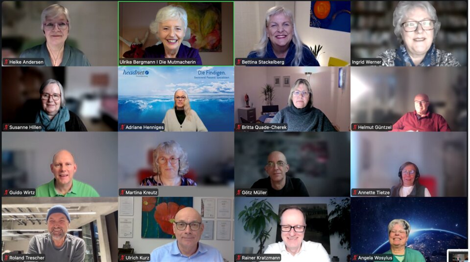 Die Teilnehmer unseres letzten Online-Treffens!