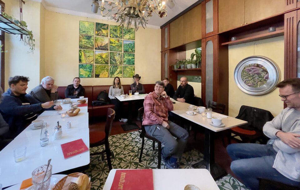 Tolle Runde bei unserem Businessfrühstück im Café Anna Blume!