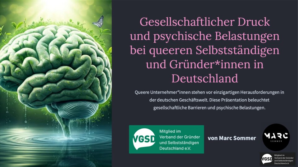 Beim Queerbeet-Treffen im Mai ging es um gesellschaftlichen Druck und psychische Belastungen für queere Selbstständige.