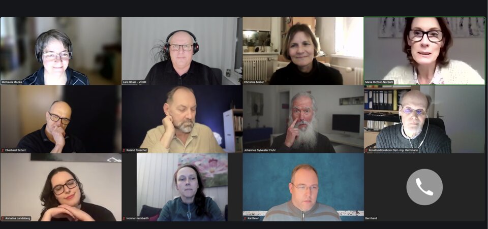 Gut besucht und gleichzeitig produktiv: Unser Brainstorming-Treffen im Januar.