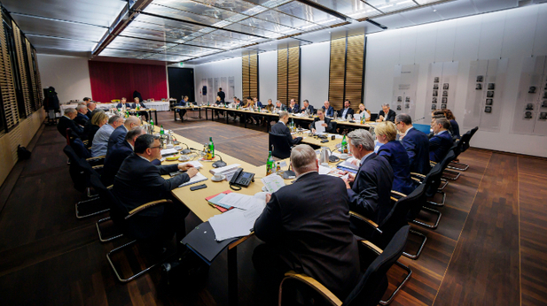 Blick in den Sitzungssaal des Vermittlungsausschusses