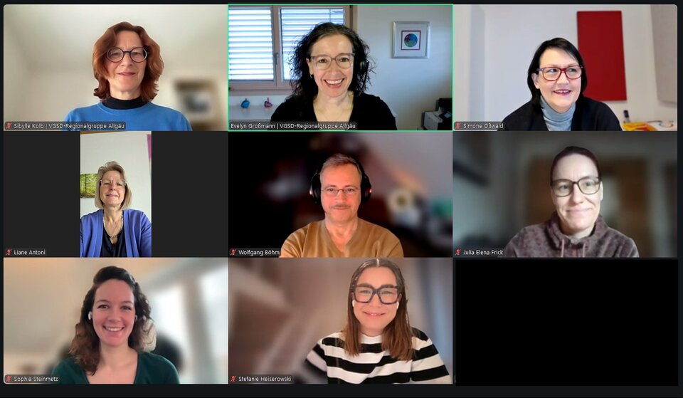 Die Teilnehmer unseres Online-Frühstücks