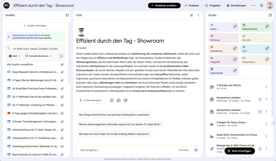 Unsere Veranstaltung zu NotebookLM.