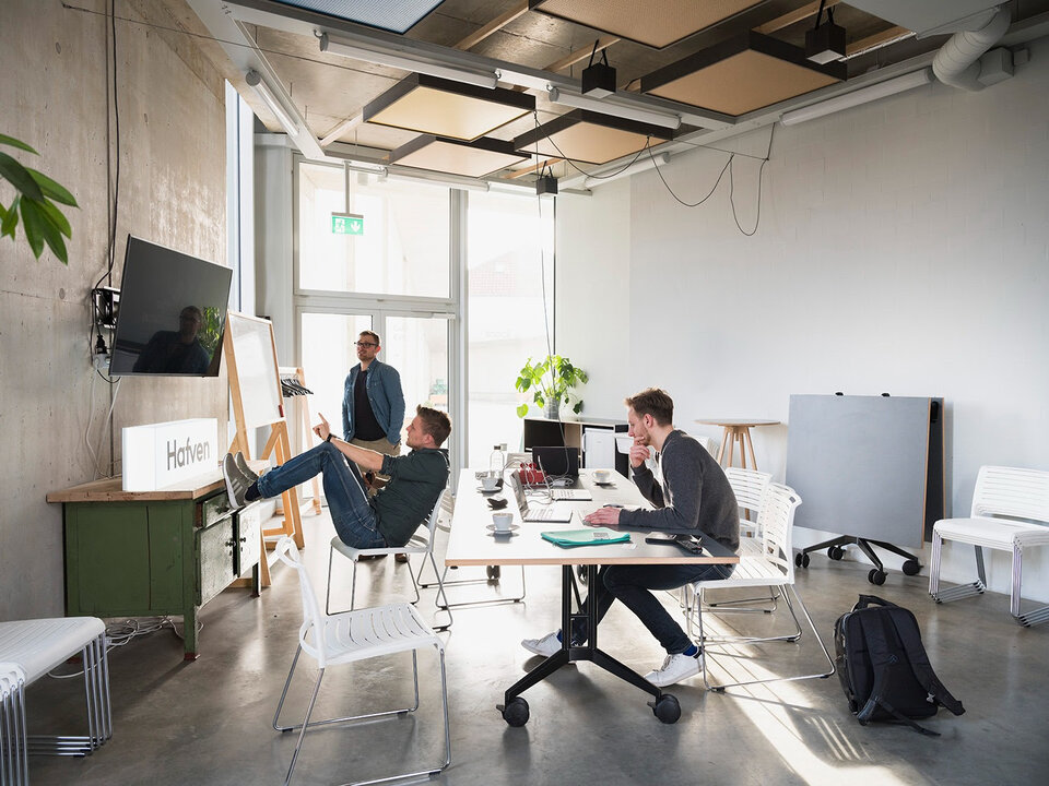 Raum für Neues: Die top ausgestatteten Büros des Hafven-Coworking-Space in Hannover Nordstadt