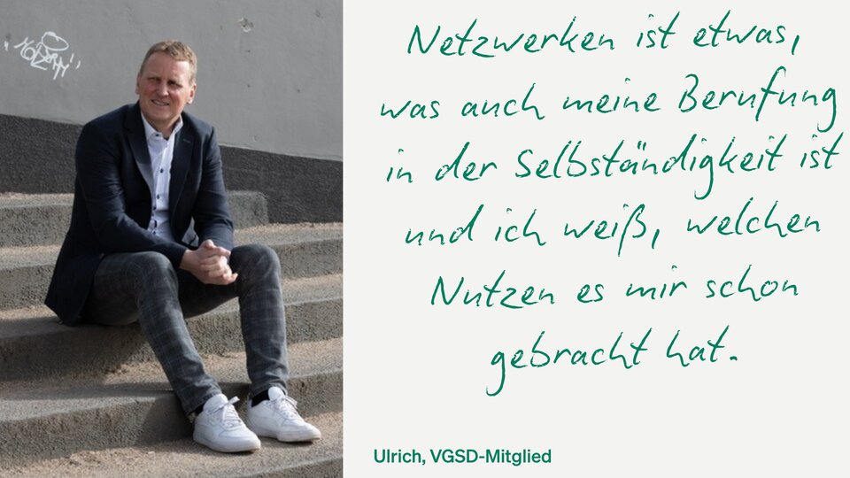 Ulrich Clausen, seit 10 Jahren Mitglied, kommt zum wiederholten Male zum Netzwerktreffen. 