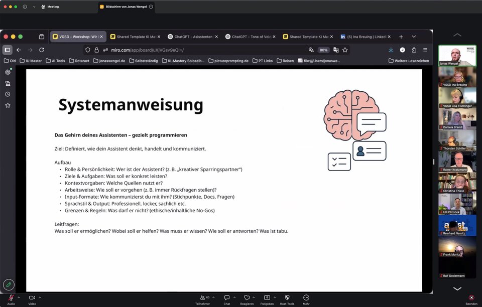 Wie baut man einen KI-Assistenten? Jonas Wengel hat uns gezeigt!