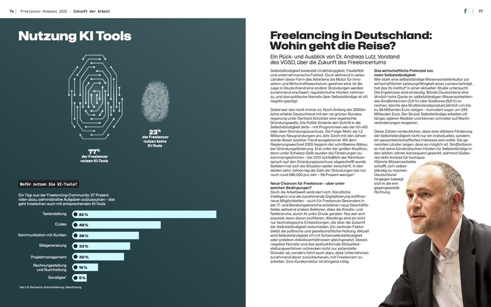Beitrag von Andreas Lutz im Freelancer-Kompass