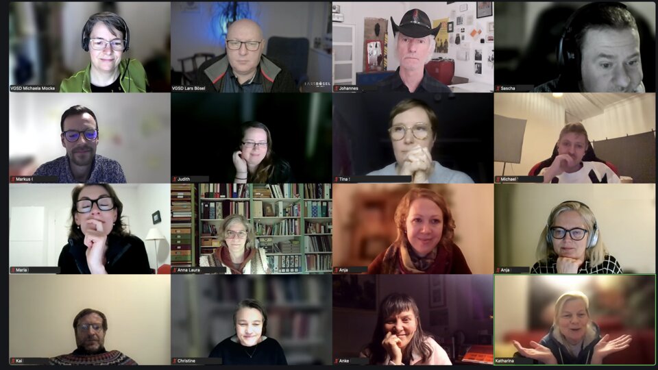 Die Teilnehmer unseres Online-Stammtischs!