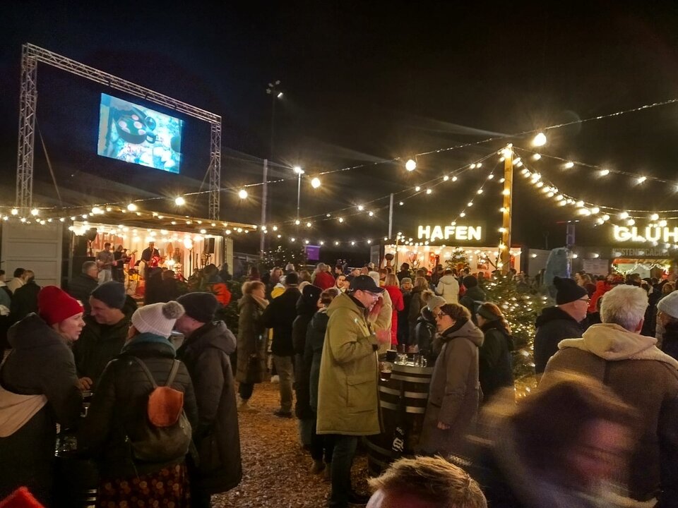 Tolle Atmosphäre beim Weihnachtsmarkt!
