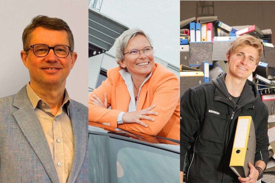 Joachim Wenzel (v.l.n.r.), Anja Bauer, Milan von dem Bussche