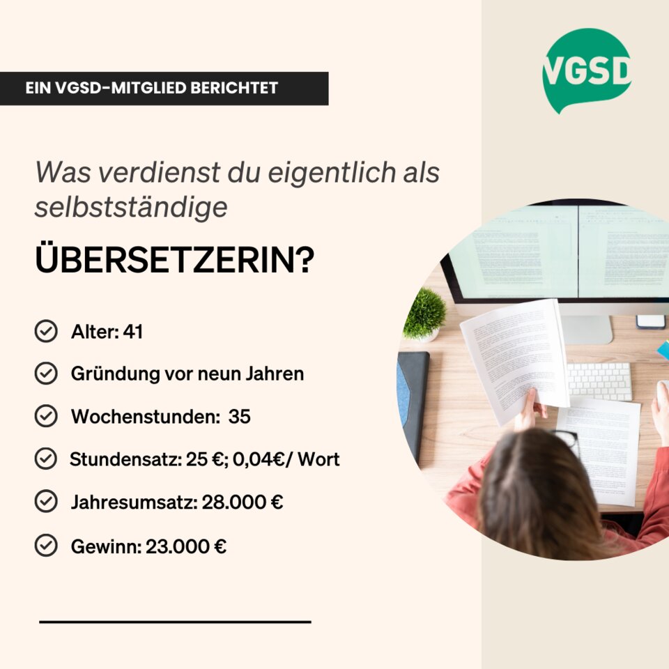Tina F.* über ihre Tätigkeit: "Ich freue mich jeden Tag über die Flexibilität, die mir die Selbstständigkeit bietet."