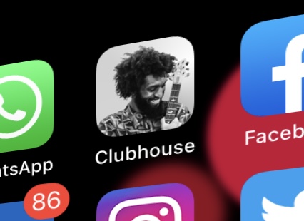 ClubHouse-Icon auf iPhone, Screenshots